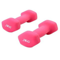 2-Piece Strenght Training Dumbbell Set, 3 Kg Each