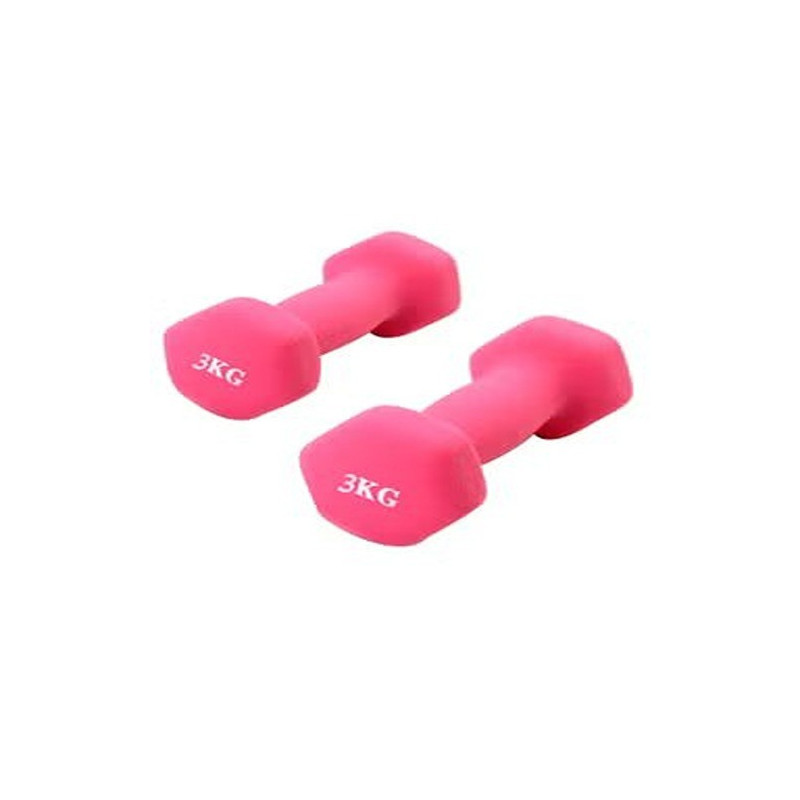 2-Piece Strenght Training Dumbbell Set, 3 Kg Each