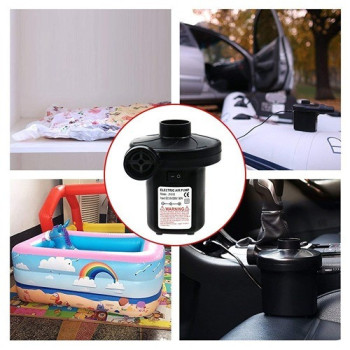 Portable Electric Air Pump, Black Colour