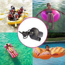 Portable Electric Air Pump, Black Colour
