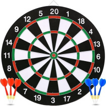 Throwing Dartboard 17 Inch, Multicolour