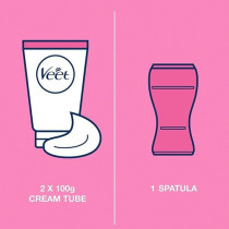 Veet Dry Skin Hair Removal Cream 100G, Pack Of 2
