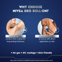 Nivea Fresh Active Roll On Deodorant, 50 ml