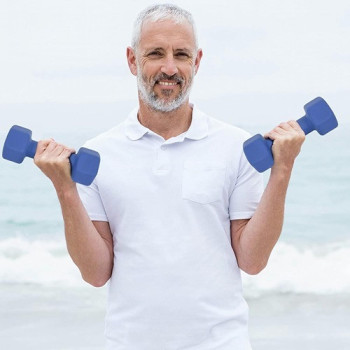 2-Piece Weight Lifting Training Dumbbell, 4 Kg Each