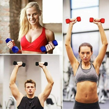 2-Piece Weight Lifting Training Dumbbell, 4 Kg Each