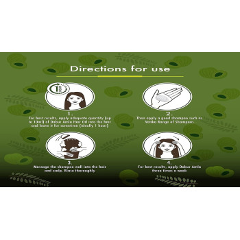 Dabur A mla Hair Oil With Natural Extracts Promotes Nourishment For Long, Strong And Dark Hair, 180.0 ml