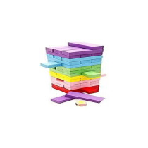 Jenga Wooden Toy- Building And Construction Toys Accessories, 48 Pcs