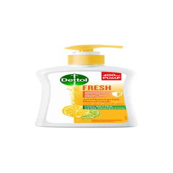 Dettol Fresh Handwash Liquid Soap Pump Citrus And Orange Blossom Fragrance, 400 ml