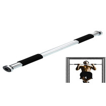 Door Fitness Bar 1.2m, Silver/Black Colour