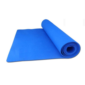6Mm Thick Yoga Mat Durable Non-Slip, Blue Colour