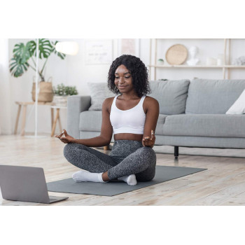 Durable Yoga Mat 183 x 61 x 1cm, Grey Colour