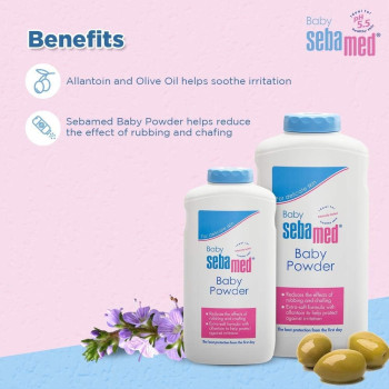 Sebamed Baby Powder With Olive Oil And Allantion For Delicate Skin, 200G