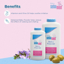 Sebamed Baby Powder With Olive Oil And Allantion For Delicate Skin, 200G
