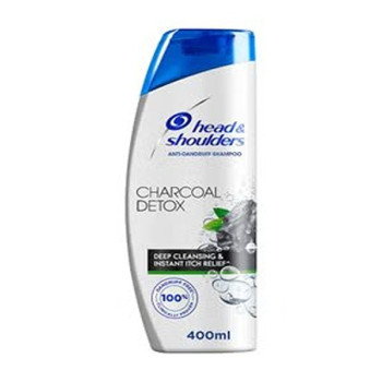 Head And Shoulders Charcoal DetoxAnti-Dandruff Shampoo, 400 ml