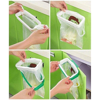 Trash Bag Holder White Colour, 5 x 20cm