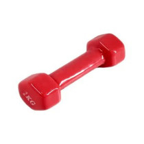 1- Piece Dumbbell, 2 Kg, Red Colour