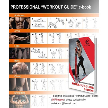 11Pcs Resistance Band Set, Heavy Duty Exercise Equipment With Cloth Cover, Door Anchor, Ankle Band And Resistance Band Carrying Case