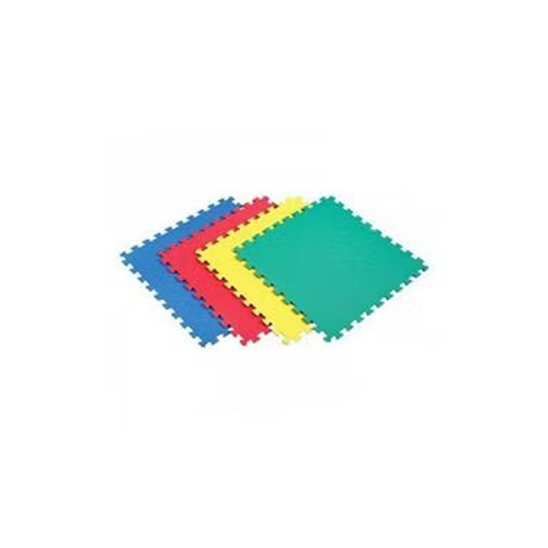 4-Piece Plain Mat 24 Inch, Multicolour