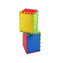 4-Piece Plain Mat 24 Inch, Multicolour