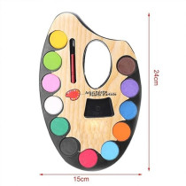 Alisun Artist Palette With Water Colors Set, Multicolour