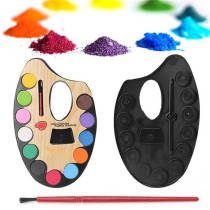 Alisun Artist Palette With Water Colors Set, Multicolour