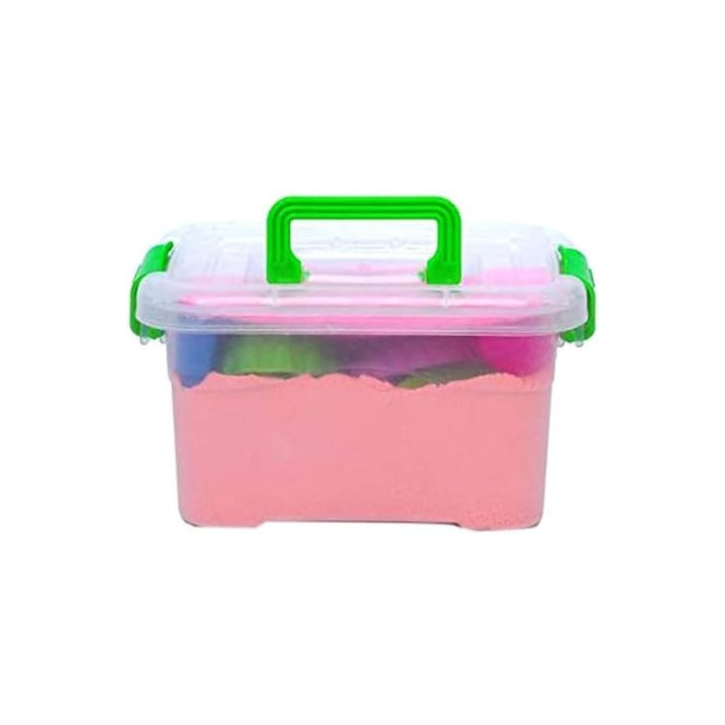Magic Fun Squeezable Sand With Accessories Tub Stress, Anxiety Relief Play Toy-Assorted