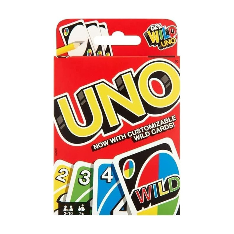 Uno Card Game Set Multicolour For Family Night, Travel Game And Gift Set For Kids, Pack of 01