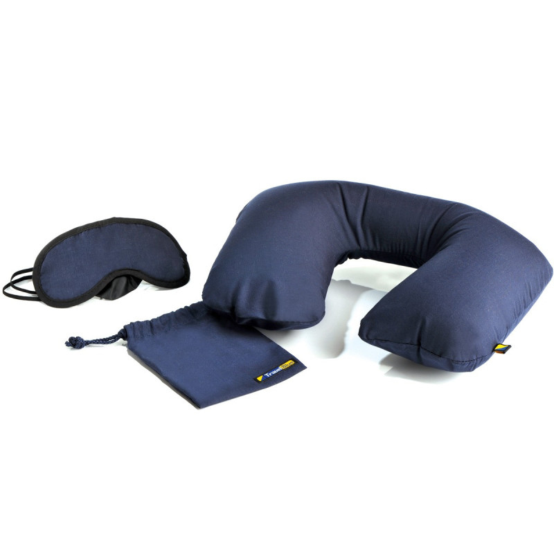Travel Pillow Set Cotton, Blue Colour