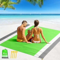 Sand Proof Beach Mat, Green Colour