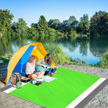 Sand Proof Beach Mat, Green Colour
