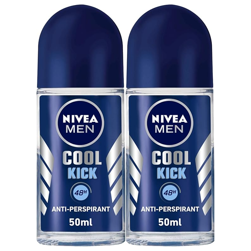 Nivea Cool Kick Deodorant Fresh Scent Roll On, 50 ml