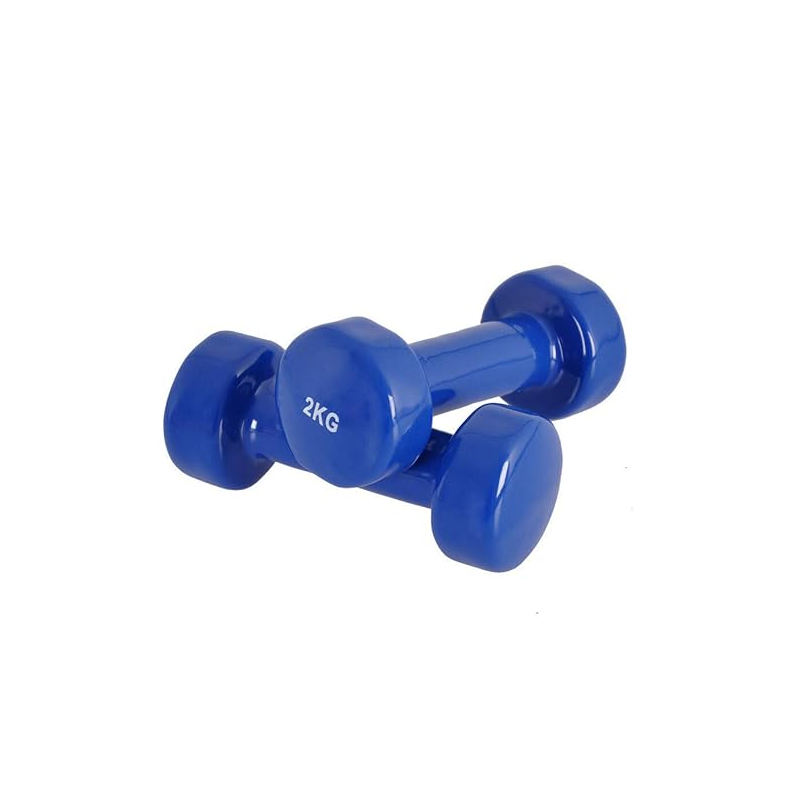 2-Piece Exercise Dumbbells, Blue Colour, 2 Kg Each