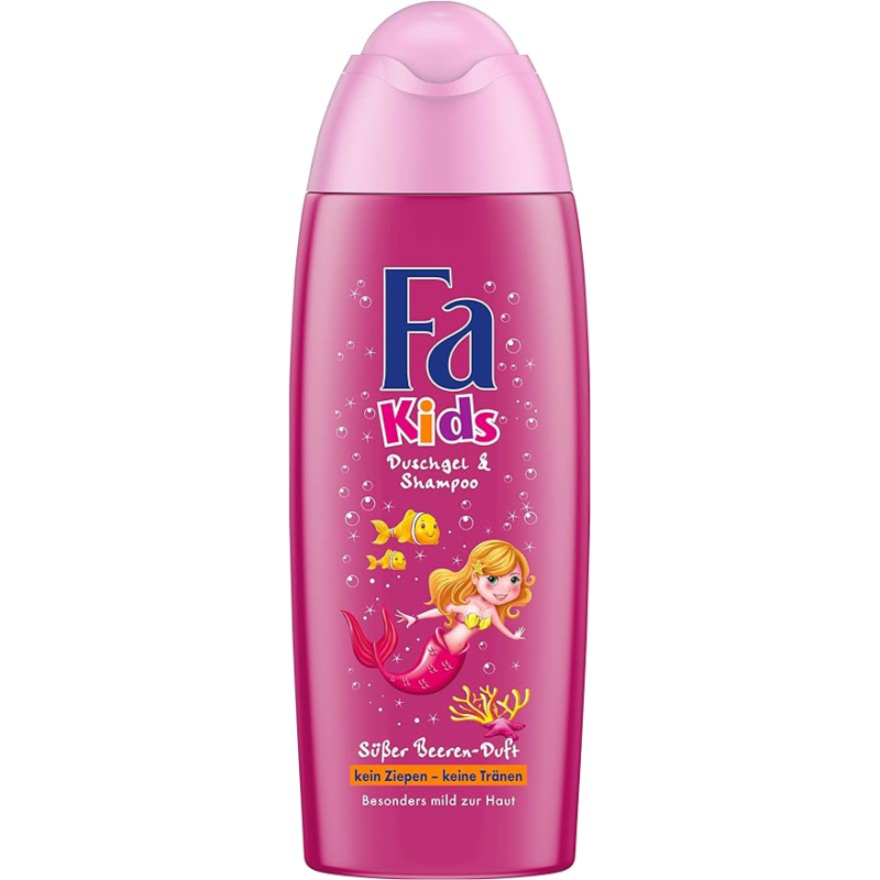 Fa Sweet Berry Scent Shower Gel And Shampoo, 250 ml