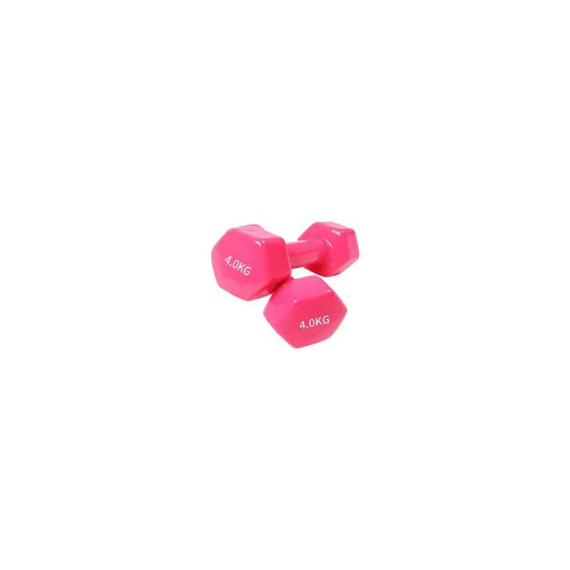 2-Piece Dumbbells Set, Pink Colour, 4 Kg Each