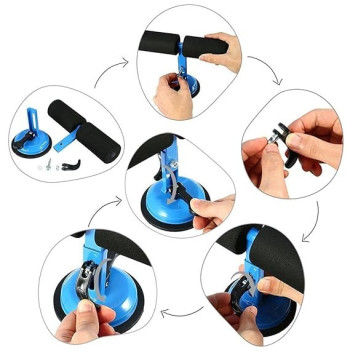 Abdomen Strength Trainer Workout Home Exercise, 31 x 14 x 14cm, Blue Colour