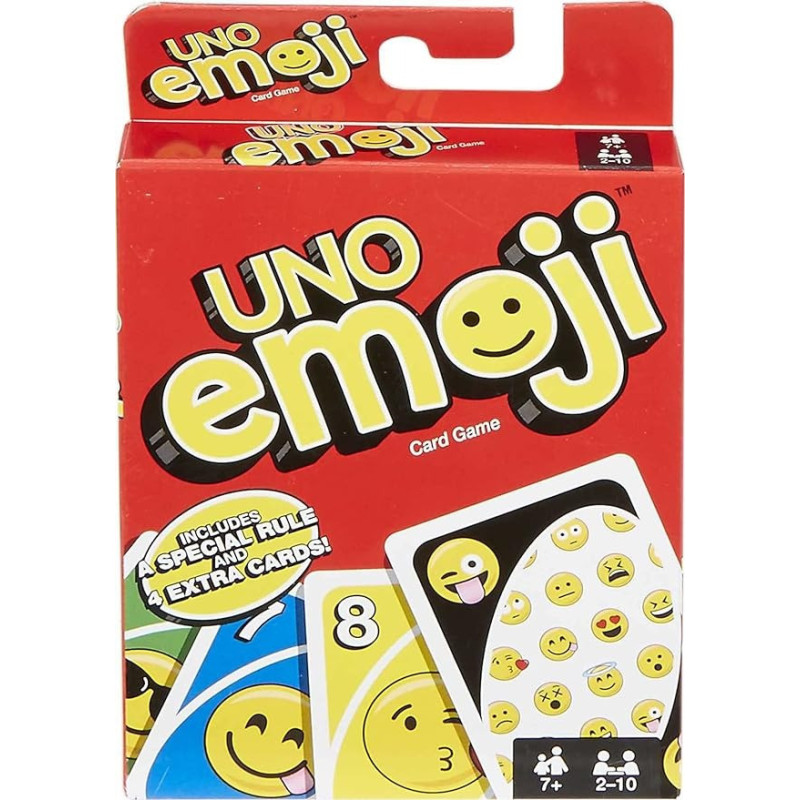 Uno Emoji Card Game DYC15, Pack Of 1
