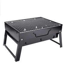 Portable Bbq Charcoal Grill Black Colour, 36 x 10.5 x 28cm