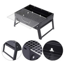 Portable Bbq Charcoal Grill Black Colour, 36 x 10.5 x 28cm