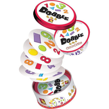 Dobble 123-Card Game, Multicolour