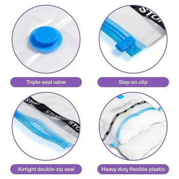 Vacuum Seal Storage Bags, Clear Colour