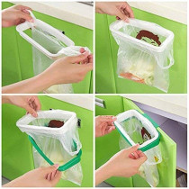 Kitchen Garbage Bag Trash Bag Holder, White Colour