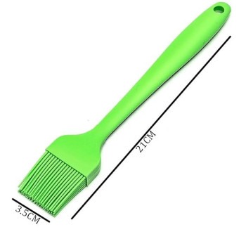Silicone Grilling Oil Brush Green Colour, 22 x 1 x 4cm
