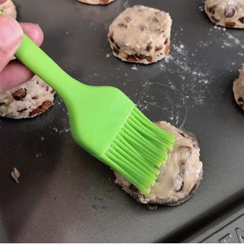 Silicone Grilling Oil Brush Green Colour, 22 x 1 x 4cm