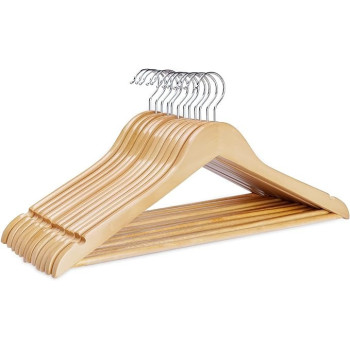 Wooden Hanger Set-3 Pcs, Beige Colour