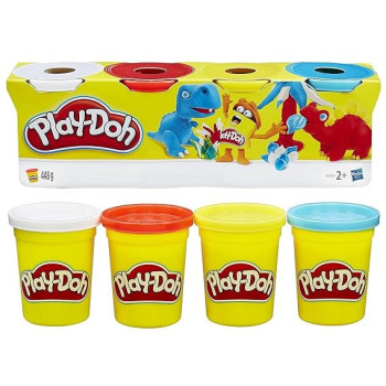 Play-Doh Modeling Compound, Pack Of 4, Ounce Cans (Sweet Colors) 6.4 x 25.4 x 7.6cm