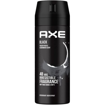 Axe Body Spray For Men Black, 150 ml