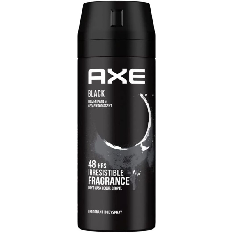 Axe Body Spray For Men Black, 150 ml