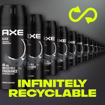 Axe Body Spray For Men Black, 150 ml