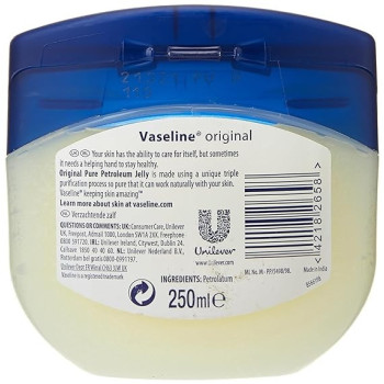 Vaseline Pure Petroleum Jelly, 250ml
