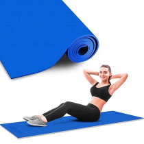 Thickened Yoga And Exercise Mat, Rubber-Blue Colour